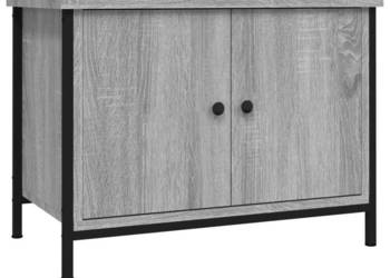 Szafka TV z drzwiczkami szary dąb sonoma 60x35x45 cm WM-826298