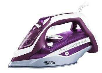 Żelazko ze strażakiem ELDOM DA35 filtr antywapienny Fioletowe