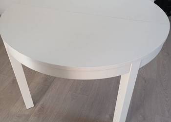 Stół okrągły ikea bjursta rozkładany 90 cm
