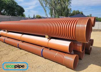 Rury kanalizacyjne karbowane na mostek zjazd rura przepustowa mostkowa