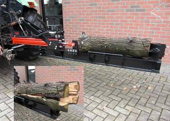 ŁUPARKA HYDRAULICZNA CIĄGNIKOWA: nacisk 14 ton