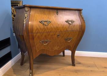 Piękna funkcjonalna intarsjowana komoda, polecam