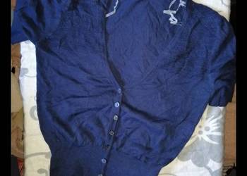 NEW YORKER granatowy Sweterek sweter bluzkowy lekki. 100% Bawełna Nowy