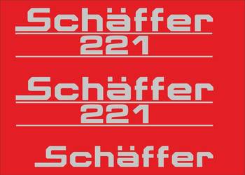 Naklejki schaffer 221 zamienniki