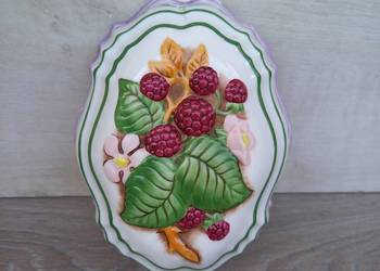 Ozdobna foremka porcelanowa forma Franklin Mint Le Cordon Bleu - MALINY