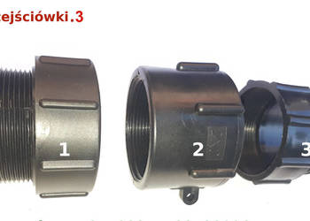 ZBIORNIK 1000 L PRZEJŚCIÓWKA ADAPTER IBC REDUKCJA POJEMNIK