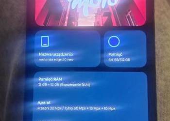 Sprzedam tel Motorola Edge 50 Neo Odbiór osobisty