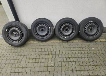 Koła Ford zima opony jak nowe 16 cali 205 60 16 Dunlop 23r