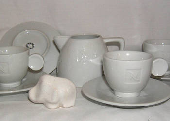 filiżanki białe Germany ze słonikiem_MD