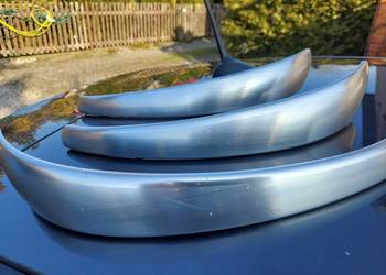 BMW E87 lift listwy dekoracyjne drzwi aluminium szczotkowane
