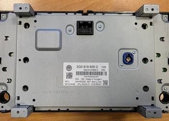 3G0919605D Wyświetlacz MIB Discover Media+ ramka srerbna