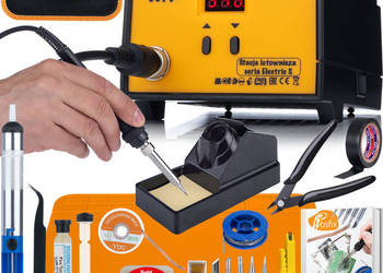 Stacja Lutownicza Rosfix 937D+ 60W – 200–480°C | Zestaw 15w1