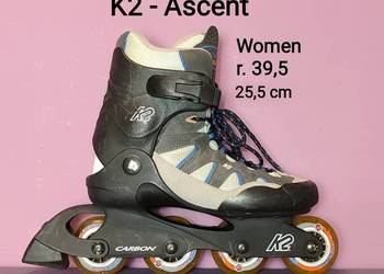 Rolki K2 dla kobiet - model Ascent W - rozmiar 39,5 / 25,5 cm