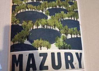 Plakat A3 Mazury vintage style