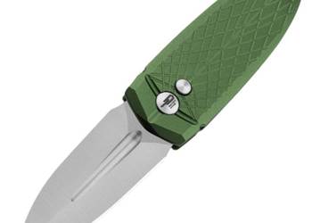 Nóż składany Bestech QUQU Green Aluminium, Satin 14C28N by Gogo (BG57B-2)