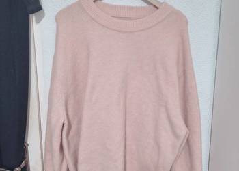 Stradivarius sweter pudrowy róż r.L/40 oversize