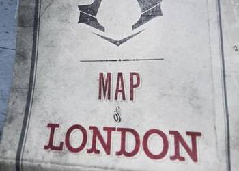 Mapa Londynu z gry Assassins Creed Syndicate.