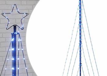 vidaXL Choinka LED 339 diod LED Niebieski 187 cm(SKU:4016430)
