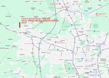 Działki budowlane 1600 m2 w Aleksandrów Łódzki / Ruda-Bugaj MEDIA MPZP