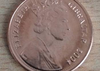 GIBRALTAR-ONE PENNY-2004 r-ŁADNA-MALPA