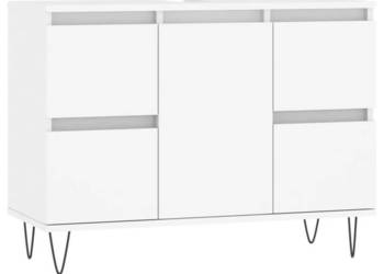 Szafka łazienkowa biała 80x33x60 cm materiał drewnopochodny WM-831652