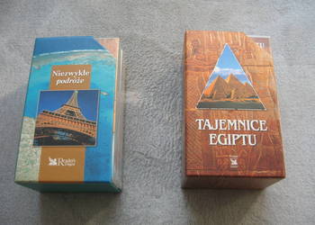Tajemnice Egiptu i Niezwykłe podróże - kasety VHS