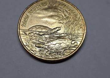 MONETA Polska 2 złote, 2002 Żółw błotny (003)