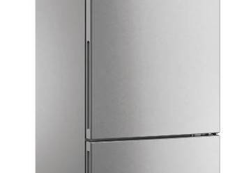 Lodówka Candy City Combi CCT3L517ES 176cm Srebrny