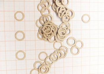 Podkładka papierowa okrągła 10mm 76 szt. (A376)