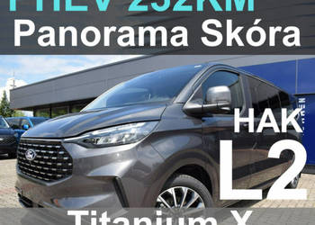 Ford Transit Custom PHEV Plug-in 232KM Titanium X Panorama Skórzana tapice…