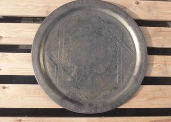 mosiądz, taca średnica 50 cm mosiądz, taca średnica 50 cm