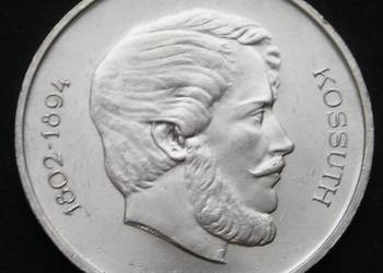 Węgry 5 forint 1947 - SREBRO - Kossuth - stan 1/2