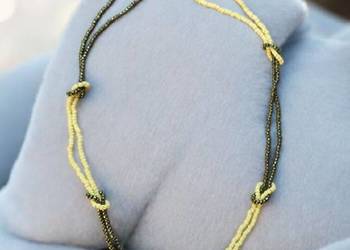 Skręcany naszyjnik z koralików