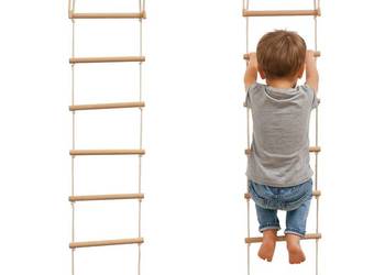 drabinka linowa Skandiko - drewno drabinka linowa Skandiko - drewno