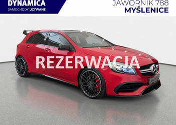 Mercedes A45 AMG 2.0 Turbo 381KM automat 4matic 2017 r., salon PL, przebie…