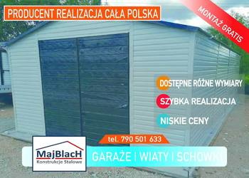 Garaż Blaszany BIAŁY - SCHOWEK OGRODOWY - MAGAZYN - GARAŻE – Maj-Blach Garaż Blaszany BIAŁY - SCHOWEK OGRODOWY - MAGAZYN - GARAŻE – Maj-Blach