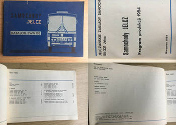 Samochody Jelcz. Katalog SWW102. Program Produkcji 1984