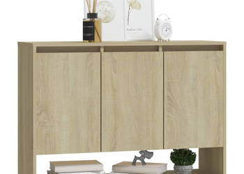 Szafka dąb sonoma 97x31x75 cm materiał drewnopochodny WM-809533