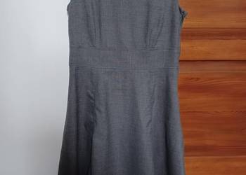 Elegancka szara sukienka MIDI H&M rozmiar L