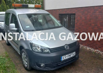 Volkswagen Caddy Salon PL 2.0 +Gaz Serwisowany 2 komplety kół 2x drzwi boc…