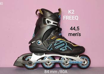 Rolki K2 FreeQ F.I.T 84 mm - męskie - rozmiar 44,5 [R40]