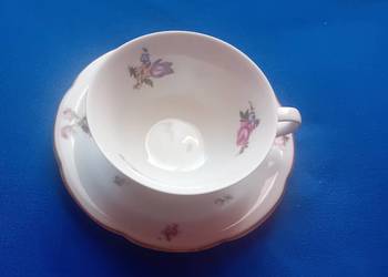 Mała filiżanka Weimar, sygnatura z okresu 1925-45. Spodek gratis.