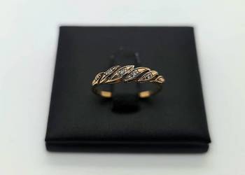 Złoty pierścionek próby 585 - 1,31g (Rozmiar 13)