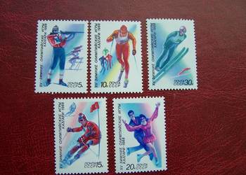 ZSRR 1988 MNH Mi. 5788/92 Sport Olimpiada Calgary 88