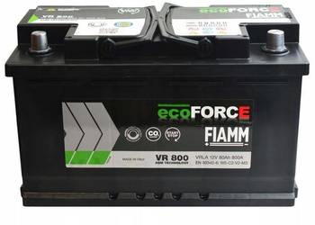 Akumulator 80Ah Fiamm ECOFORCE AGM