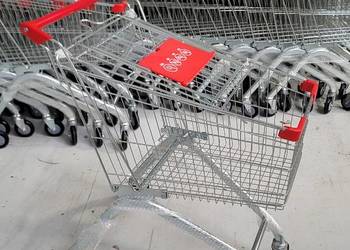 Wózek sklepowy nowy 60l wózki sklepowe dla klienta klientowskie klientowski
