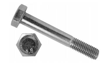 ŚRUBA OCYNK M10x120MM kl. 5.8 DIN931 PN82101 - 1kg