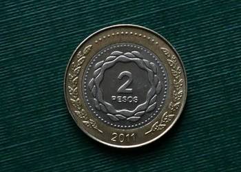ARGENTYNA - 2 peso, 2011r._