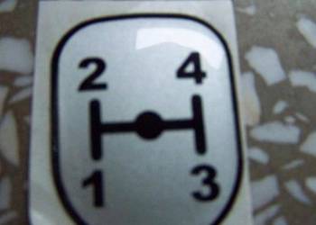 Ursus naklejka żelowa na dźwignie zmiany biegów