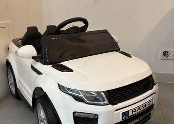 Samochód na akumulator Rapid Racer biały nowy pojazd elektryczny